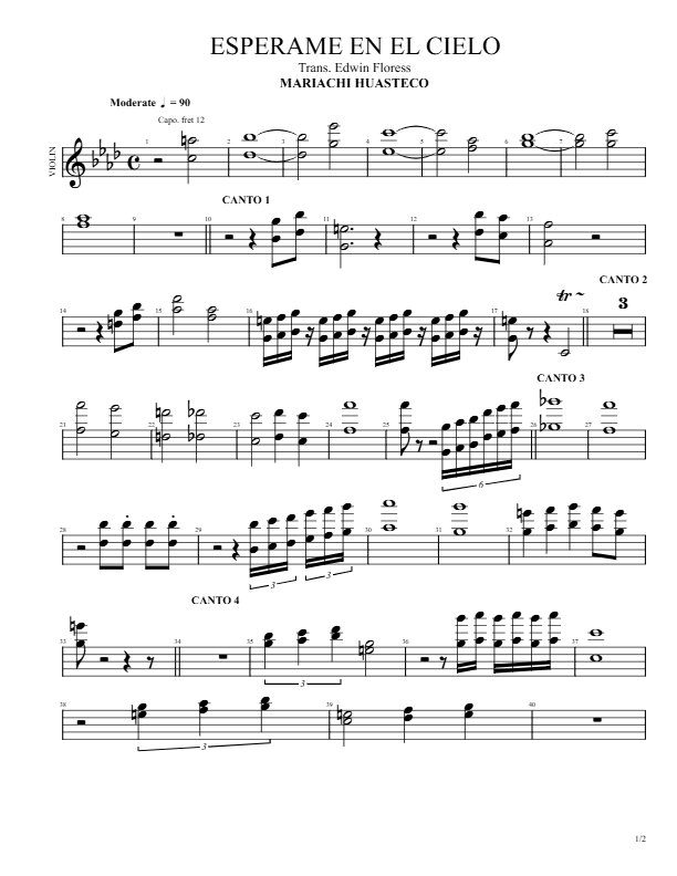 La imagen puede contener una previsualizacion de una partitura